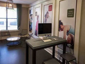 Business center at West Inman Lofts Apartments, Atlanta, GA